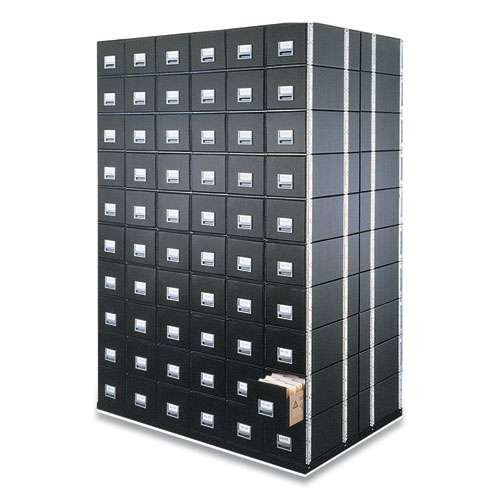 Staxonsteel Maximum Space-saving Storage Drawers, Legal Files, 17" X 25.5" X 11.13", Black, 6/carton Staxonsteel Maximum Space-saving Storage Drawers, Legal Files, 17" X 25.5" X 11.13", Black, 6/carton
