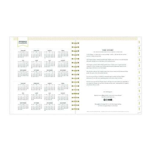 Day Designer Navy Stripe Daily/monthly Planner, Horizontal Stripe Artwork, 10 X 8, Navy/white Cover, 12-month (jan-dec): 2025