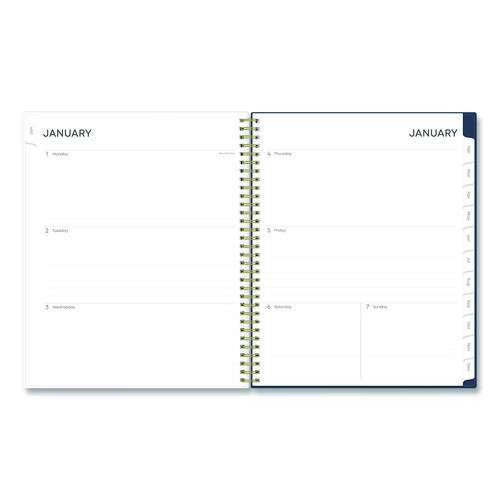 Ashlyn Weekly/monthly Planner, Floral Artwork, 11 X 8.5, Navy/multicolor Cover, 12-month (jan To Dec): 2025 Ashlyn Weekly/monthly Planner, Floral Artwork, 11 X 8.5, Navy/multicolor Cover, 12-month (jan To Dec): 2025