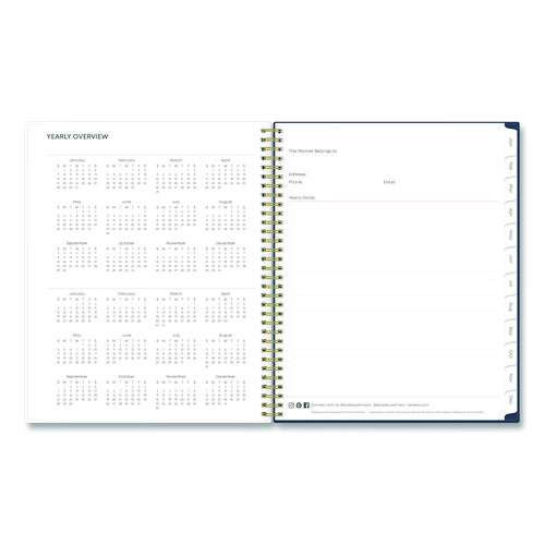 Ashlyn Weekly/monthly Planner, Floral Artwork, 11 X 8.5, Navy/multicolor Cover, 12-month (jan To Dec): 2025 Ashlyn Weekly/monthly Planner, Floral Artwork, 11 X 8.5, Navy/multicolor Cover, 12-month (jan To Dec): 2025