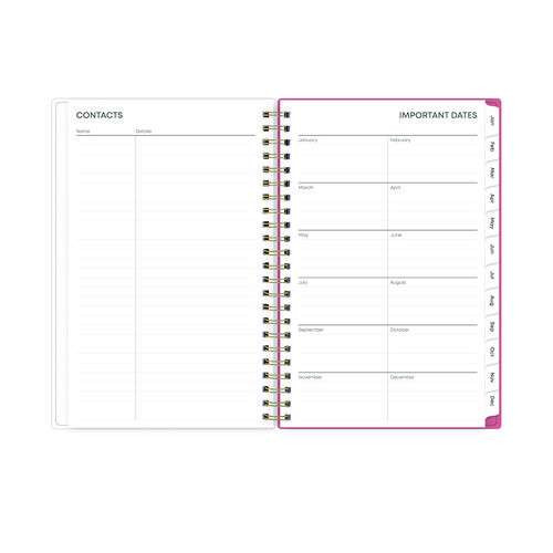 Fly By Frosted Weekly/monthly Planner, Butterflies Artwork, 8 X 5, Blush/pink Cover, 12-month (jan To Dec): 2025 Fly By Frosted Weekly/monthly Planner, Butterflies Artwork, 8 X 5, Blush/pink Cover, 12-month (jan To Dec): 2025