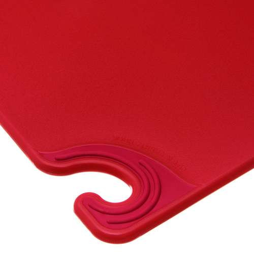 Saf-t-grip Cutting Board, Plastic, 24 X 18, X 0.5, Red Saf-t-grip Cutting Board, Plastic, 24 X 18, X 0.5, Red