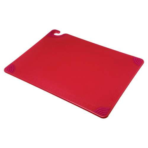 Saf-t-grip Cutting Board, Plastic, 24 X 18, X 0.5, Red Saf-t-grip Cutting Board, Plastic, 24 X 18, X 0.5, Red
