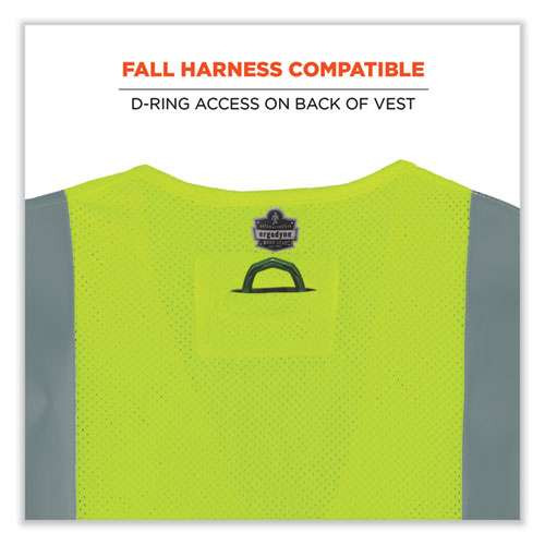 Glowear 8263frhl Class 2 Fr Safety Economy Hook And Loop Vest, Modacrylic Mesh/cotton, Large/x-large, Lime Glowear 8263frhl Class 2 Fr Safety Economy Hook And Loop Vest, Modacrylic Mesh/cotton, Large/x-large, Lime