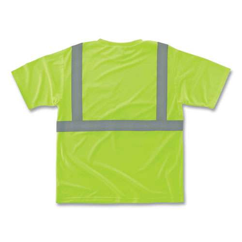 Glowear 8289 Class 2 Hi-vis T-shirt, Polyester, Lime, X-small Glowear 8289 Class 2 Hi-vis T-shirt, Polyester, Lime, X-small