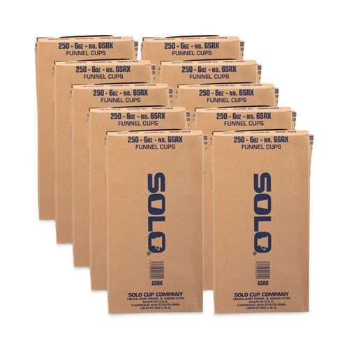 Funnel-shaped Medical And Dental Cups, Treated Paper, 6 Oz, 250/bag, 10/carton Funnel-shaped Medical And Dental Cups, Treated Paper, 6 Oz, 250/bag, 10/carton