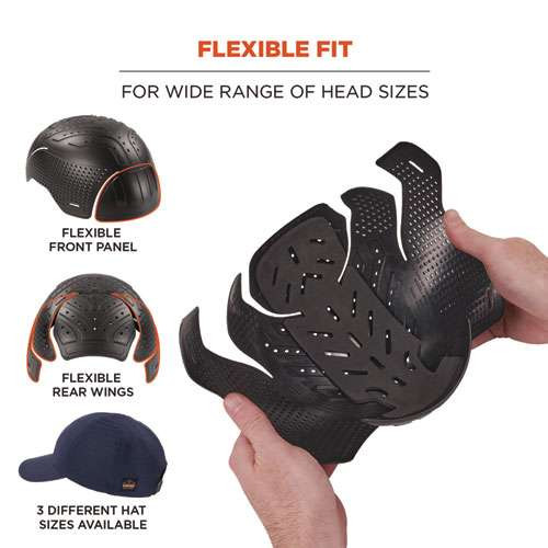 Skullerz 8947 Lightweight Baseball Hat And Bump Cap Insert, Medium/large, Navy Skullerz 8947 Lightweight Baseball Hat And Bump Cap Insert, Medium/large, Navy