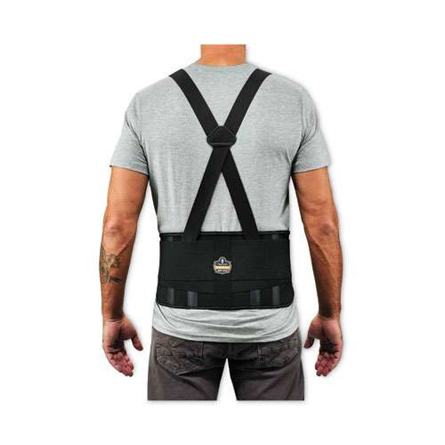 Proflex 1625 Elastic Back Support Brace, Large, 34" To 38" Waist, Black Proflex 1625 Elastic Back Support Brace, Large, 34" To 38" Waist, Black