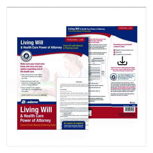 Living Will And Healthcare Poa Form Kit With Instructions And Digital Download, 8.5 X 11, Unlimited Number Of Forms Living Will And Healthcare Poa Form Kit With Instructions And Digital Download, 8.5 X 11, Unlimited Number Of Forms
