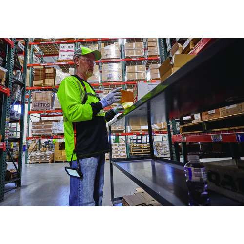 Glowear 8281bk Class 2 Long Sleeve Shirt With Black Bottom, X-large Long, Lime Glowear 8281bk Class 2 Long Sleeve Shirt With Black Bottom, X-large Long, Lime
