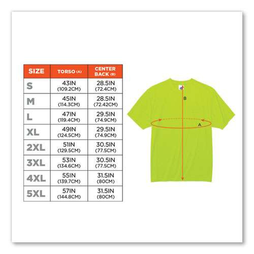 Glowear 8089 Non-certified Hi-vis T-shirt, Polyester, Small, Lime Glowear 8089 Non-certified Hi-vis T-shirt, Polyester, Small, Lime