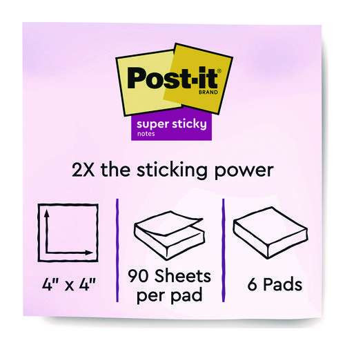 Note Pads In Summer Joy Color Collection Colors, 4" X 4", Note Ruled, 90 Sheets/pad, 6 Pads/pack Note Pads In Summer Joy Color Collection Colors, 4" X 4", Note Ruled, 90 Sheets/pad, 6 Pads/pack