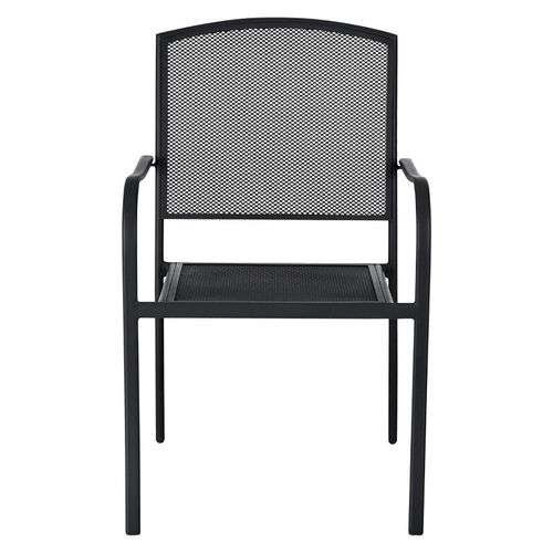 Interion Mesh Cafe Table And Chair Sets, Round, 36" Dia X 29"h, Black Top, Black Base/legs Interion Mesh Cafe Table And Chair Sets, Round, 36" Dia X 29"h, Black Top, Black Base/legs