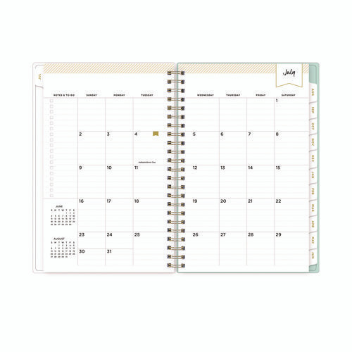 Day Designer "secret Garden Mint" Academic Year Weekly/monthly Notes Planner, 8 X 5, 12-month (july To June): 2025-2026 Day Designer "secret Garden Mint" Academic Year Weekly/monthly Notes Planner, 8 X 5, 12-month (july To June): 2025-2026