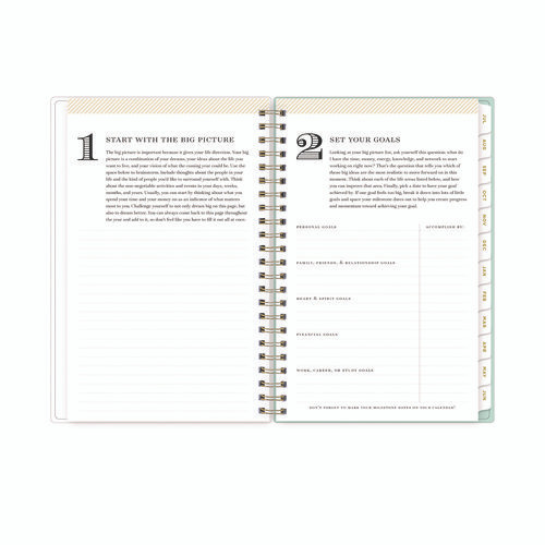 Day Designer "secret Garden Mint" Academic Year Weekly/monthly Notes Planner, 8 X 5, 12-month (july To June): 2025-2026 Day Designer "secret Garden Mint" Academic Year Weekly/monthly Notes Planner, 8 X 5, 12-month (july To June): 2025-2026