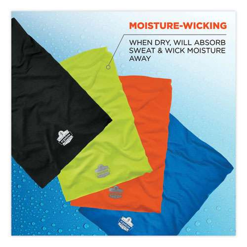 Chill-its 6487 Cooling Performance Knit Multi-band, Polyester/spandex, One Size Fits Most, Hi-vis Orange Chill-its 6487 Cooling Performance Knit Multi-band, Polyester/spandex, One Size Fits Most, Hi-vis Orange