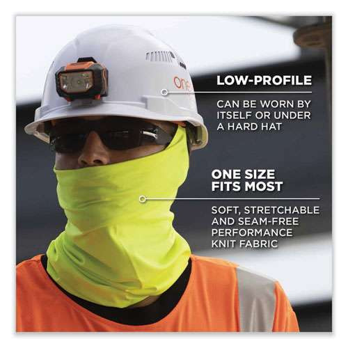 Chill-its 6487 Cooling Performance Knit Multi-band, Polyester/spandex, One Size Fits Most, Hi-vis Orange Chill-its 6487 Cooling Performance Knit Multi-band, Polyester/spandex, One Size Fits Most, Hi-vis Orange