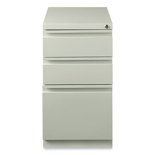 Full-width Pull 20 Deep Mobile Pedestal File, 3-drawer: Box/box/file, Letter, Light Gray, 15 X 19.88 X 27.75 Full-width Pull 20 Deep Mobile Pedestal File, 3-drawer: Box/box/file, Letter, Light Gray, 15 X 19.88 X 27.75