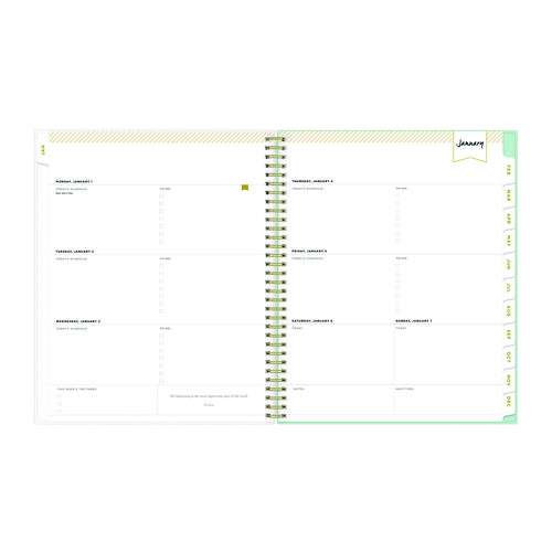 Day Designer Secret Garden Mint Frosted Weekly/monthly Planner, Floral Artwork, 11 X 8.5, 12-month (jan To Dec): 2025 Day Designer Secret Garden Mint Frosted Weekly/monthly Planner, Floral Artwork, 11 X 8.5, 12-month (jan To Dec): 2025