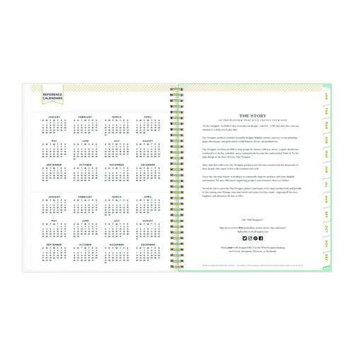 Day Designer Secret Garden Mint Frosted Weekly/monthly Planner, Floral Artwork, 11 X 8.5, 12-month (jan To Dec): 2025 Day Designer Secret Garden Mint Frosted Weekly/monthly Planner, Floral Artwork, 11 X 8.5, 12-month (jan To Dec): 2025