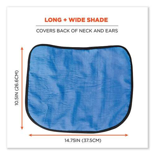 Chill-its 6670ct Cooling Hard Hat Neck Shade - Pva, 14.75 X 10.5, Lime Chill-its 6670ct Cooling Hard Hat Neck Shade - Pva, 14.75 X 10.5, Lime