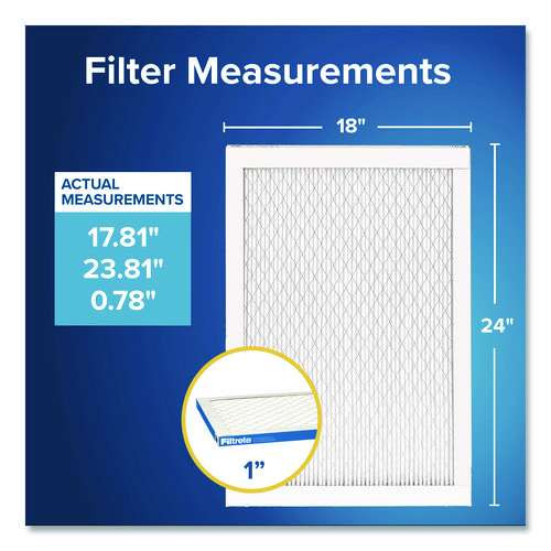 Premium Allergen, Bacteria And Virus Filter, 18 X 24, 4/carton Premium Allergen, Bacteria And Virus Filter, 18 X 24, 4/carton