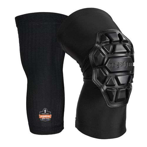 Proflex 550 Padded Knee Sleeves With 3-layer Foam Cap, Slip-on, X-large+, Black, Pair Proflex 550 Padded Knee Sleeves With 3-layer Foam Cap, Slip-on, X-large+, Black, Pair