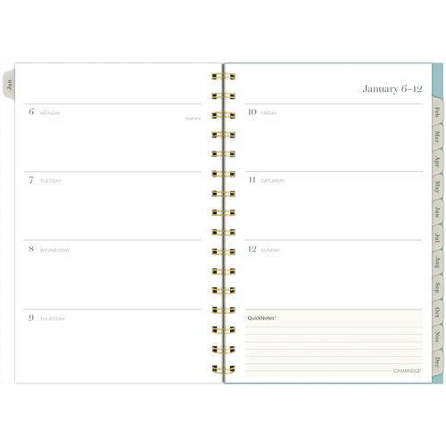 Triad Weekly/monthly Planner, Geometric Artwork, 8.5 X 6.38, Multicolor Cover, 12-month (jan To Dec): 2025