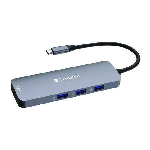 Usb-c Pro Multiport Hub8 Port, Gray