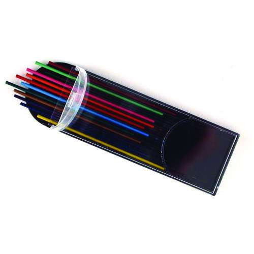 Mechanical Color Pencil Set, 2 Mm, 12 Assorted Lead Refills, Gray Barrel, 72/carton Mechanical Color Pencil Set, 2 Mm, 12 Assorted Lead Refills, Gray Barrel, 72/carton