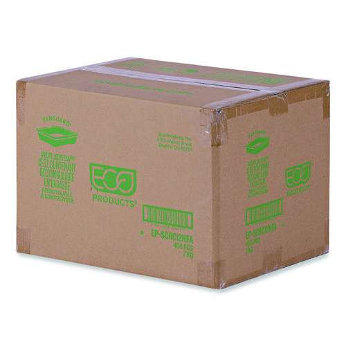 Worldview Vanguard Rectangular Container, 12 Oz, 7 X 4.75 X 1, Sugarcane Fiber, White, 400/carton Worldview Vanguard Rectangular Container, 12 Oz, 7 X 4.75 X 1, Sugarcane Fiber, White, 400/carton