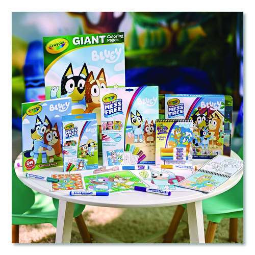 Bluey Color And Erase Reusable Activity Pad, (16) Coloring Pages, (3) Bluey Collection Markers Bluey Color And Erase Reusable Activity Pad, (16) Coloring Pages, (3) Bluey Collection Markers