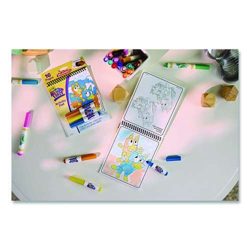 Bluey Color And Erase Reusable Activity Pad, (16) Coloring Pages, (3) Bluey Collection Markers Bluey Color And Erase Reusable Activity Pad, (16) Coloring Pages, (3) Bluey Collection Markers
