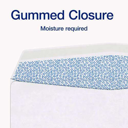 W-2 Gummed Seal Double-window Envelopes, Commercial Flap, Gummed Closure, 5.63 X 9, White, 24/pack