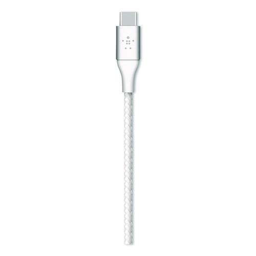Boost Charge Braided Usb-c To Usb-c Cable, 6.6 Ft, White Boost Charge Braided Usb-c To Usb-c Cable, 6.6 Ft, White