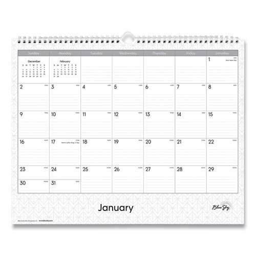 Enterprise Wall Calendar, Geometric Artwork, 15 X 12, White/gray Sheets, 12-month (jan To Dec): 2026 Enterprise Wall Calendar, Geometric Artwork, 15 X 12, White/gray Sheets, 12-month (jan To Dec): 2026