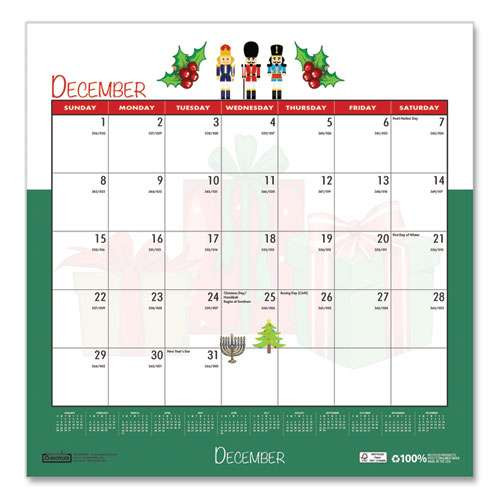 Recycled Seasonal Wall Calendar, Illustrated Seasons Artwork, 12 X 12, 12-month (jan To Dec): 2026 Recycled Seasonal Wall Calendar, Illustrated Seasons Artwork, 12 X 12, 12-month (jan To Dec): 2026