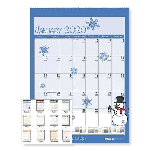 Recycled Seasonal Wall Calendar, Illustrated Seasons Artwork, 12 X 12, 12-month (jan To Dec): 2026 Recycled Seasonal Wall Calendar, Illustrated Seasons Artwork, 12 X 12, 12-month (jan To Dec): 2026