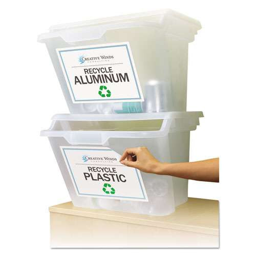 Removable Multi-use Labels, Inkjet/laser Printers, 8.5 X 11, White, 25/pack Removable Multi-use Labels, Inkjet/laser Printers, 8.5 X 11, White, 25/pack