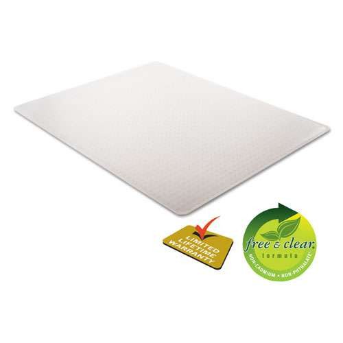 Supermat Frequent Use Chair Mat For Medium Pile Carpet, 45 X 53, Wide Lipped, Clear Supermat Frequent Use Chair Mat For Medium Pile Carpet, 45 X 53, Wide Lipped, Clear