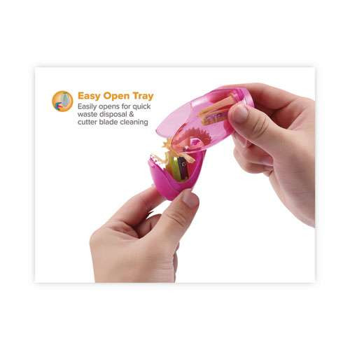 Twist-n-sharp Pencil Sharpener, Two-hole, 3.91 X 1.5 X 5.88, Randomly Assorted Colors, 6/pack Twist-n-sharp Pencil Sharpener, Two-hole, 3.91 X 1.5 X 5.88, Randomly Assorted Colors, 6/pack