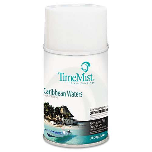 Premium Metered Air Freshener Refill, Caribbean Waters, 6.6 Oz Aerosol Spray Premium Metered Air Freshener Refill, Caribbean Waters, 6.6 Oz Aerosol Spray