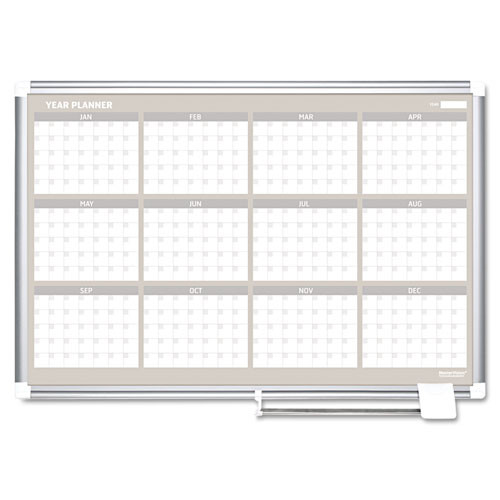 Magnetic Dry Erase Calendar Board, Monthly Planning/scheduling, 36" X 24", White Surface, Satin Aluminum Frame Magnetic Dry Erase Calendar Board, Monthly Planning/scheduling, 36" X 24", White Surface, Satin Aluminum Frame