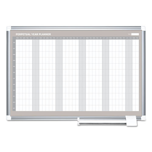 Magnetic Dry Erase Calendar Board, Monthly Planning/scheduling, 36" X 24", White Surface, Satin Aluminum Frame Magnetic Dry Erase Calendar Board, Monthly Planning/scheduling, 36" X 24", White Surface, Satin Aluminum Frame