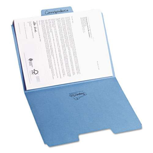 Supertab Colored File Folders, 1/3-cut Tabs: Assorted, Letter Size, 0.75" Expansion, 11-pt Stock, Color Assortment 1, 100/box Supertab Colored File Folders, 1/3-cut Tabs: Assorted, Letter Size, 0.75" Expansion, 11-pt Stock, Color Assortment 1, 100/box
