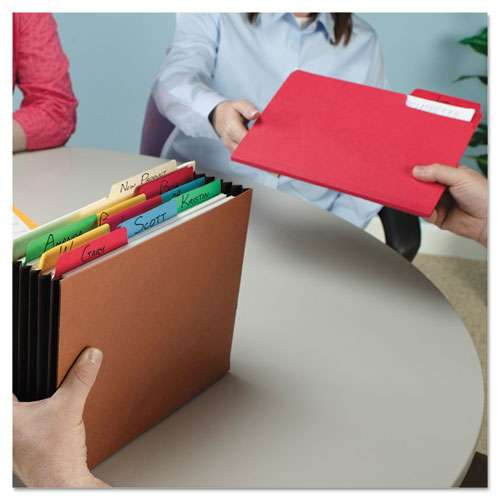 Supertab Colored File Folders, 1/3-cut Tabs: Assorted, Letter Size, 0.75" Expansion, 11-pt Stock, Color Assortment 1, 100/box Supertab Colored File Folders, 1/3-cut Tabs: Assorted, Letter Size, 0.75" Expansion, 11-pt Stock, Color Assortment 1, 100/box