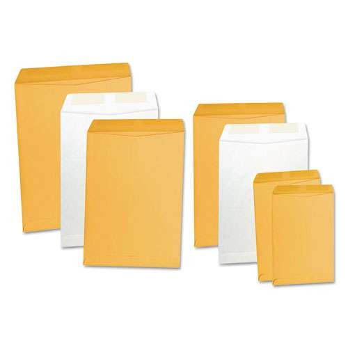 Catalog Envelope, 28 Lb Kraft Stock, #10 1/2, Square Flap, Gummed Closure, 9 X 12, Brown Kraft, 250/box