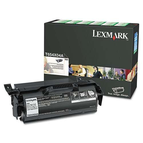 T654x04a Return Program Extra High-yield Toner, 36,000 Page-yield, Black T654x04a Return Program Extra High-yield Toner, 36,000 Page-yield, Black