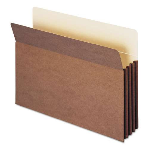 Redrope Tuff Pocket Drop-front File Pockets W/ Fully Lined Gussets, 3.5" Expansion, Legal Size, Redrope, 10/box