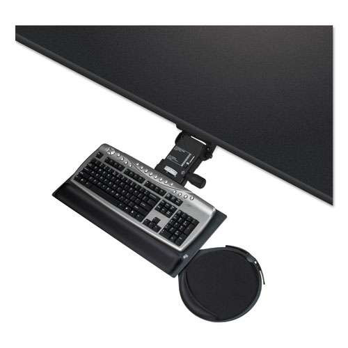 Leverless Lift N Lock Keyboard Tray, 19w X 10d, Black Leverless Lift N Lock Keyboard Tray, 19w X 10d, Black